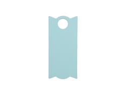 Engraving Blanks Rectangle Silicone Name Tag for 30oz Stanley Tumbler (3.3*7.3*0.3cm,Light Blue)