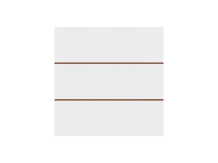 Sublimation Blanks Square MDF Sign w/ Stripes (15*15*1.5cm)
