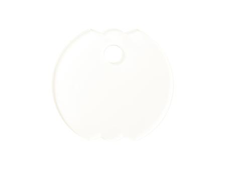 Sublimation Blanks Acrylic Name Tag (φ8*0.4cm,Bud Shape)