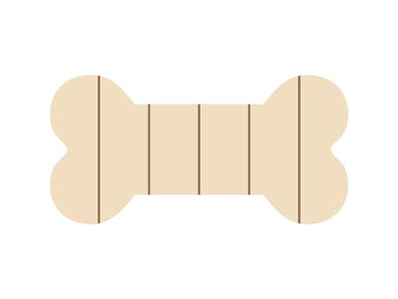 Sublimation Blanks Bone Shaped Sign (25.4*12.7*1.5cm)