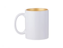 Sublimation 11oz Inner Sparkle Mug (Gold)