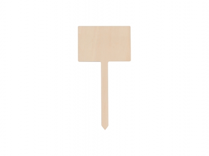 Sublimation Plywood Garden Stake (Rectangle,7*17.5cm)