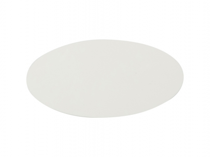 Sublimation Plastic Name Badge (Oval, 3.8*7.6cm)