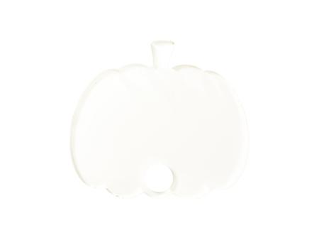 Sublimation Blanks Acrylic Name Tag (6.2*7.6*0.4cm,Pumpkin Shape)